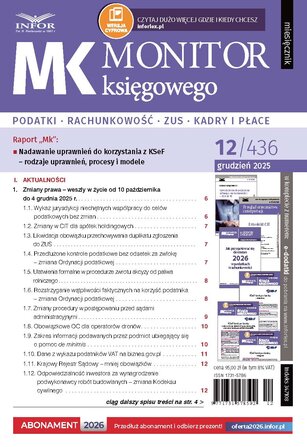 Monitor Księgowego 12/2025