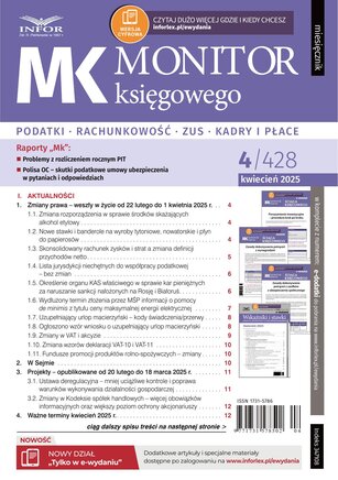 Monitor Księgowego 4/2025