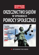 Orzecznictwo sądów w sprawach pomocy społecznej 1/2025