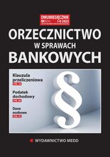 Orzecznictwo w sprawach bankowych 1/2025