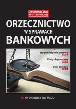 Orzecznictwo w sprawach bankowych 4/2025