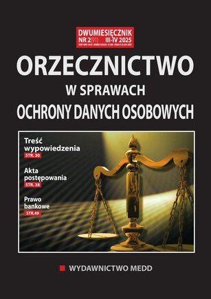 Orzecznictwo w sprawach ochrony danych osobowych 2/2025