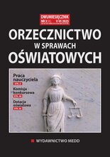 Orzecznictwo w sprawach oświatowych 3/2025