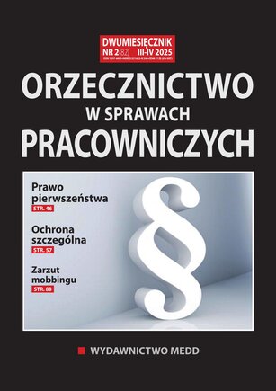 Orzecznictwo w sprawach pracowniczych 2/2025