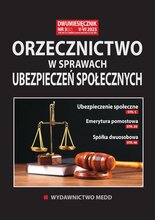 Orzecznictwo w sprawach ubezpieczeń społecznych 3/2025