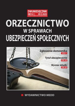 Orzecznictwo w sprawach ubezpieczeń społecznych 5/2025
