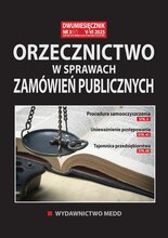 Orzecznictwo w sprawach zamówień publicznych 3/2025