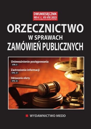 Orzecznictwo w sprawach zamówień publicznych 4/2025