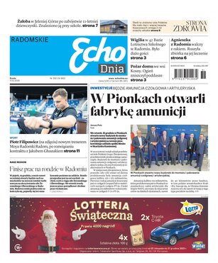 Echo Dnia Radomskie 292/2025