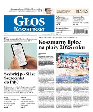 Głos Dziennik Pomorza Głos Koszaliński 180/2025