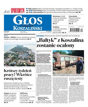 Głos Dziennik Pomorza Głos Koszaliński 190/2025
