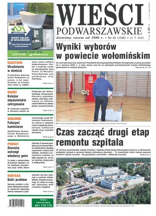 Wieści Podwarszawskie 21/2025