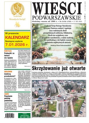 Wieści Podwarszawskie 51-52/2025