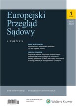 Europejski Przegląd Sądowy 1/2025