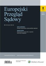 Europejski Przegląd Sądowy 8/2025