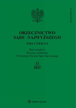 Orzecznictwo Sądu Najwyższego. Izba Cywilna 12/2025