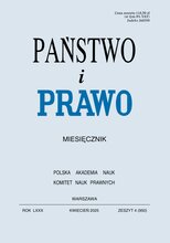 Państwo i Prawo 4/2025