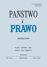 Państwo i Prawo 8/2025