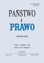 Państwo i Prawo 9/2025