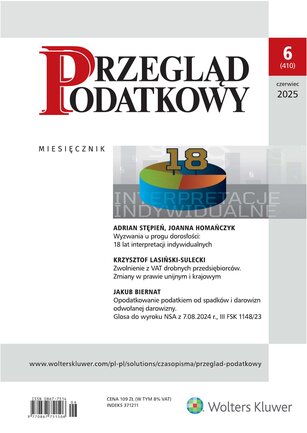 Przegląd Podatkowy 6/2025