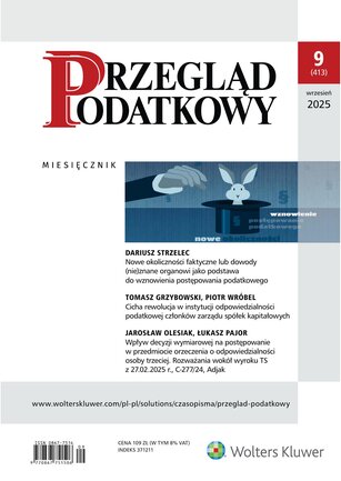 Przegląd Podatkowy 9/2025