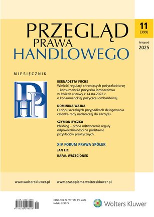 Przegląd Prawa Handlowego 11/2025