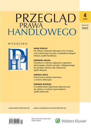 Przegląd Prawa Handlowego 4/2025