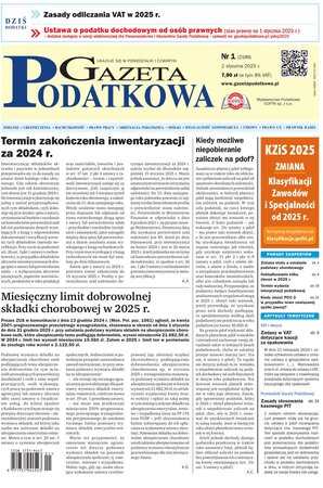 Gazeta Podatkowa 1/2025