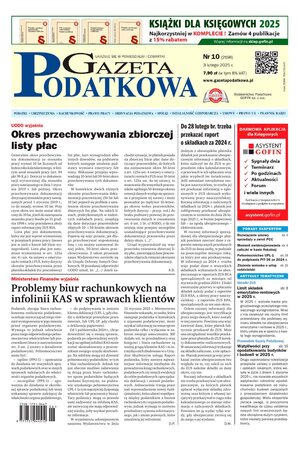 Gazeta Podatkowa 10/2025