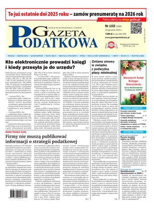 Gazeta Podatkowa 101/2025