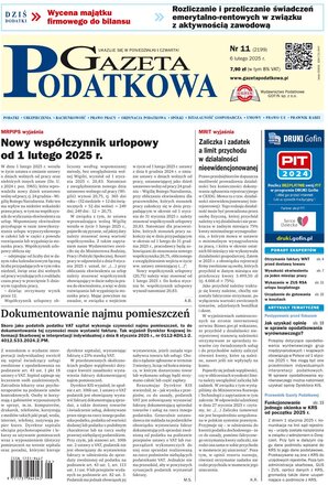 Gazeta Podatkowa 11/2025