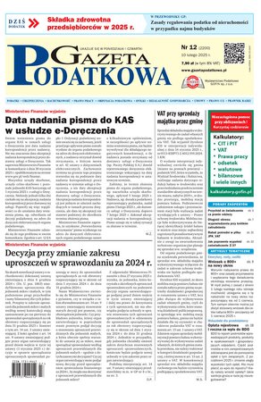 Gazeta Podatkowa 12/2025