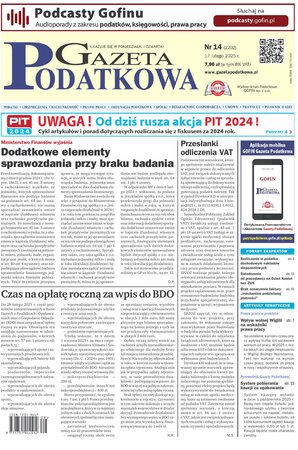 Gazeta Podatkowa 14/2025