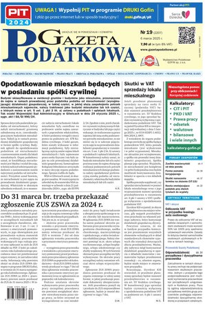 Gazeta Podatkowa 19/2025