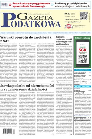 Gazeta Podatkowa 20/2025