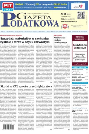 Gazeta Podatkowa 21/2025