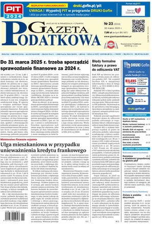 Gazeta Podatkowa 23/2025