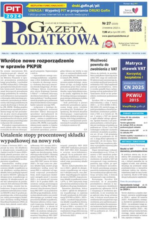 Gazeta Podatkowa 27/2025