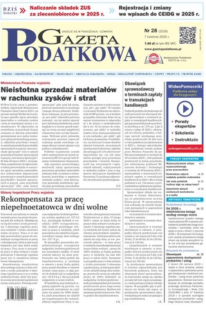 Gazeta Podatkowa 28/2025