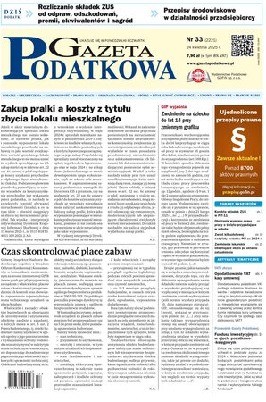 Gazeta Podatkowa 33/2025