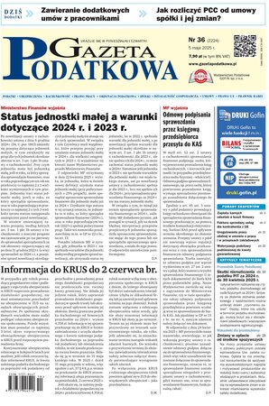 Gazeta Podatkowa 36/2025