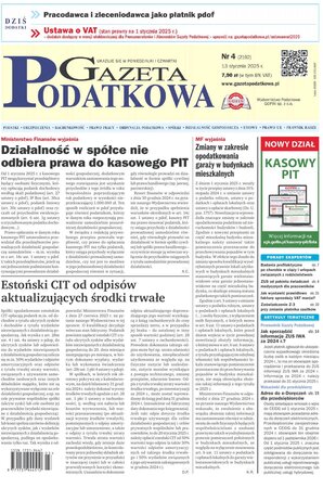Gazeta Podatkowa 4/2025