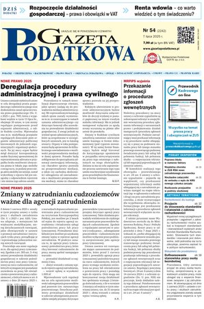 Gazeta Podatkowa 54/2025