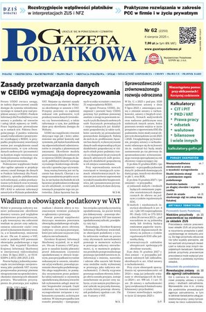 Gazeta Podatkowa 62/2025