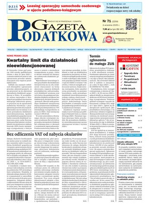 Gazeta Podatkowa 71/2025
