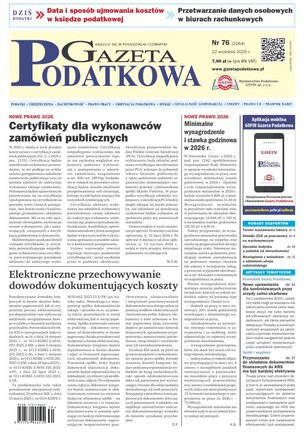 Gazeta Podatkowa 76/2025