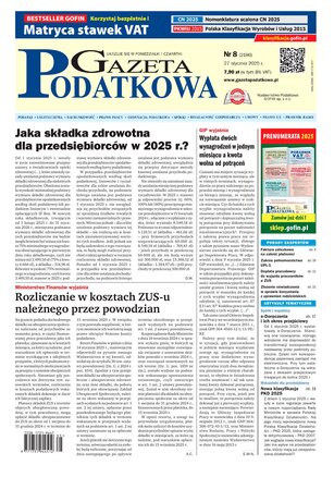 Gazeta Podatkowa 8/2025