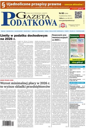 Gazeta Podatkowa 80/2025