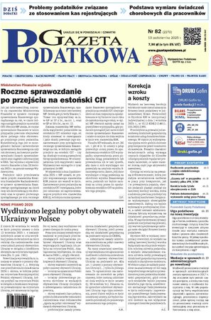 Gazeta Podatkowa 82/2025