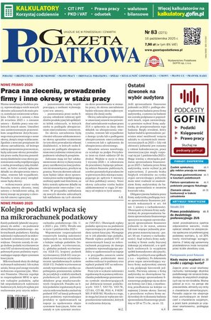 Gazeta Podatkowa 83/2025